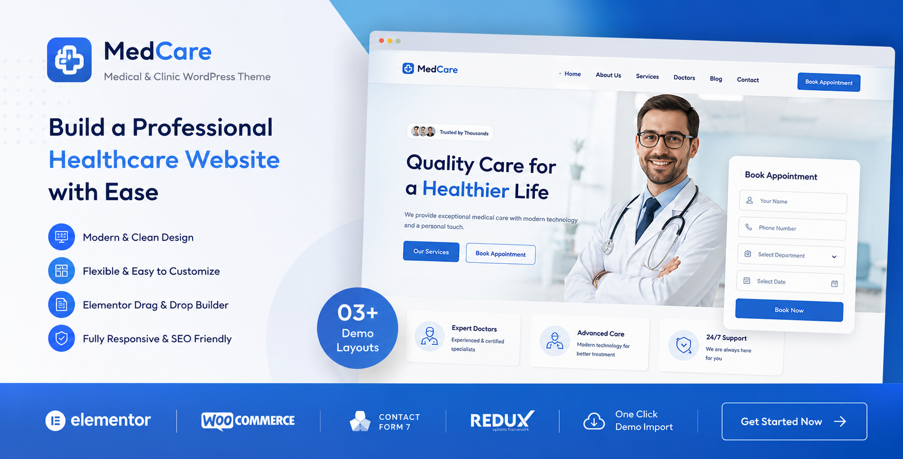 Healthcare website project